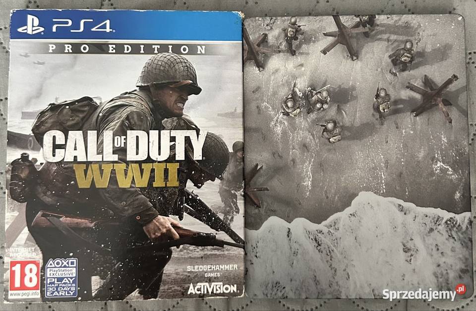 Gra 4 COD WW II steelbook Warszawa
