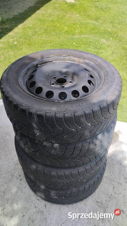 Koła z oponami zima 20555R16 bieżnik 6 mm Czarzyzna