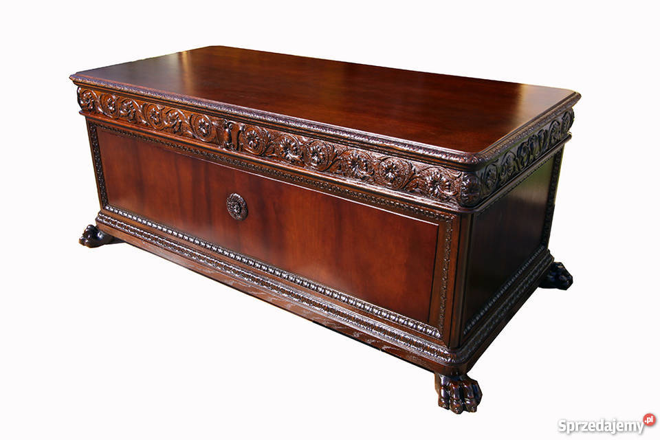 Wyjątkowe gigantyczne antyczne biurko gabinetowe Wrocław