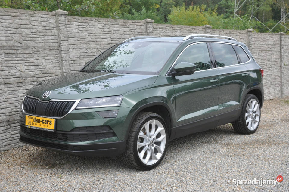 koda Karoq 15 TSI 150 Szyberdach Asystenci Skóra czujnik martwego pola