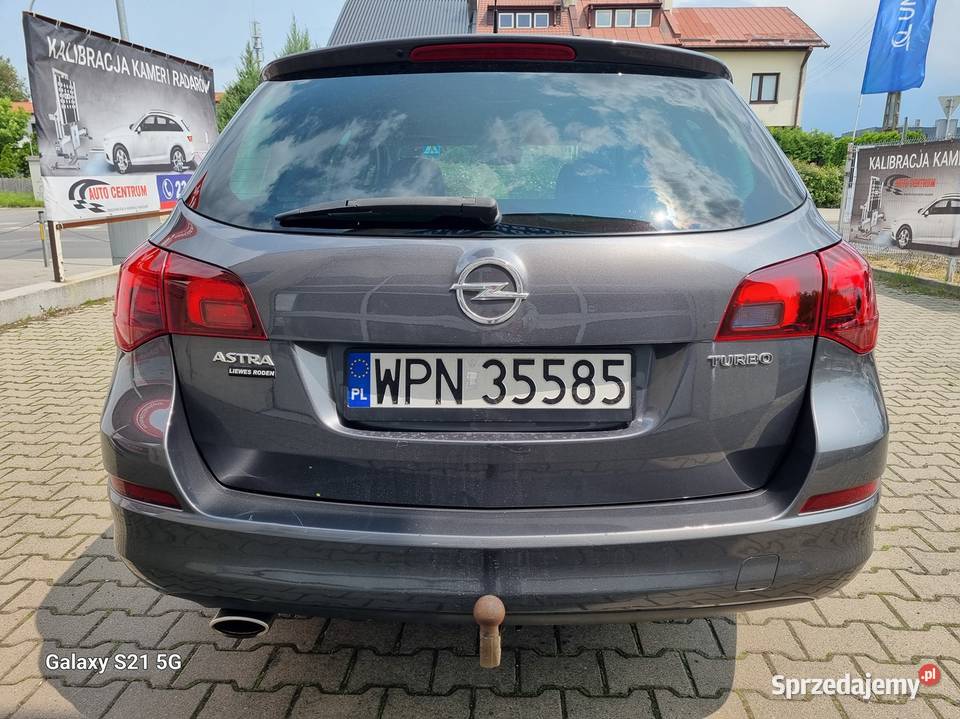 Opel Astra J 16 TURBO 180 alufelgi climatronic poduszka powietrzna mazowieckie Płońsk