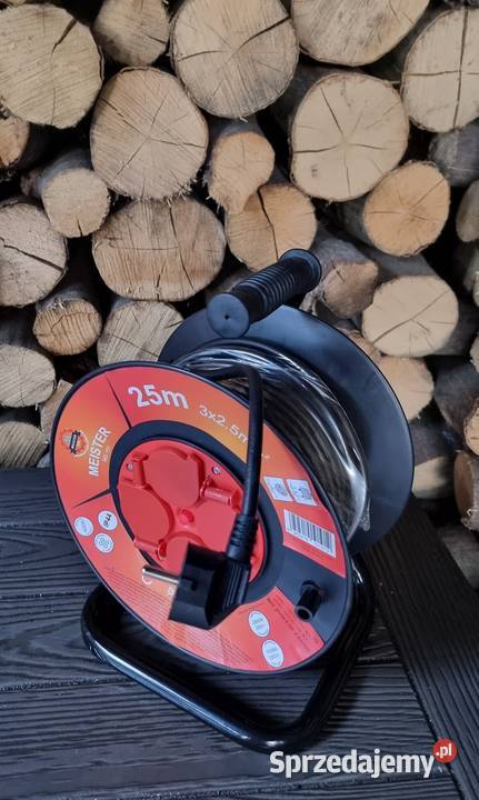 Przedłużacz 25m plastikowy bęben Łódź sprzedam