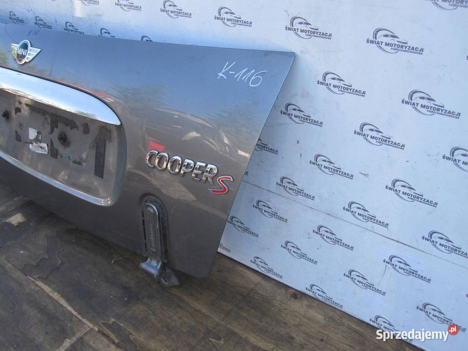 MINI COOPER S R53 07r klapa tył sprzedam