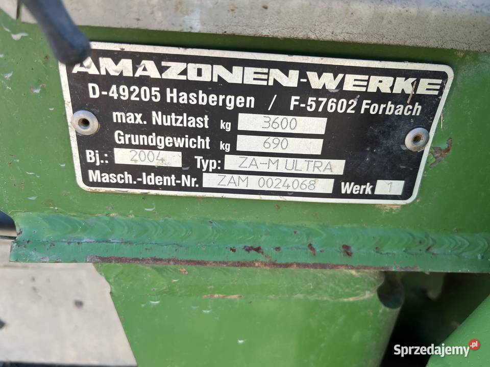 Amazone znam 3000 ultra Rębków