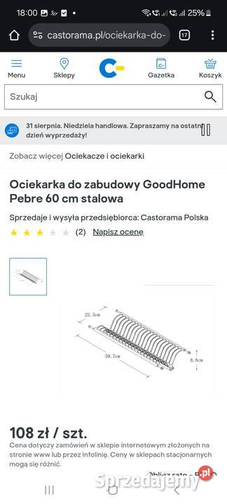 Suszarka do naczyń ociekacz teleskopowy do Wyposażenie wnętrz