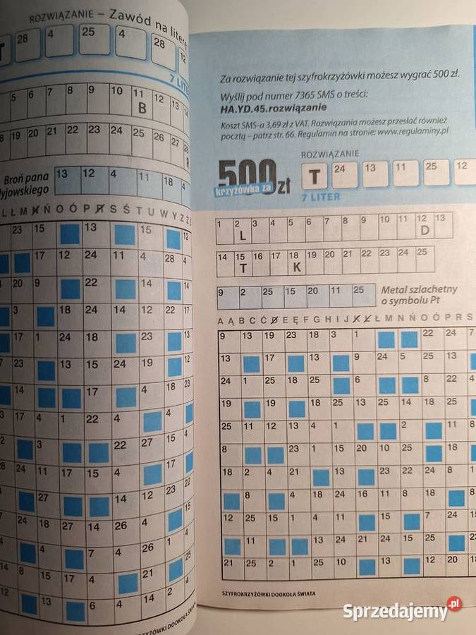 SZYFRO Krzyżówki Dookoła Świata 102019 Wiem Warszawa