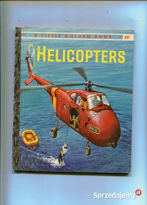 A Little Golden Book Helicopters twarda Szczecin