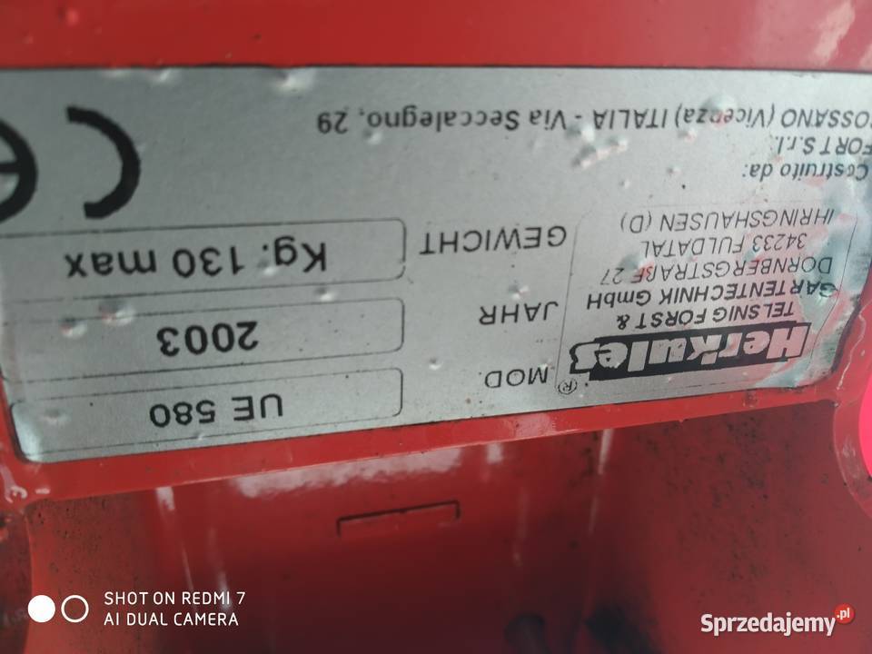 Okazja Traktorek Herkules LGA580 silnik Lamborgini