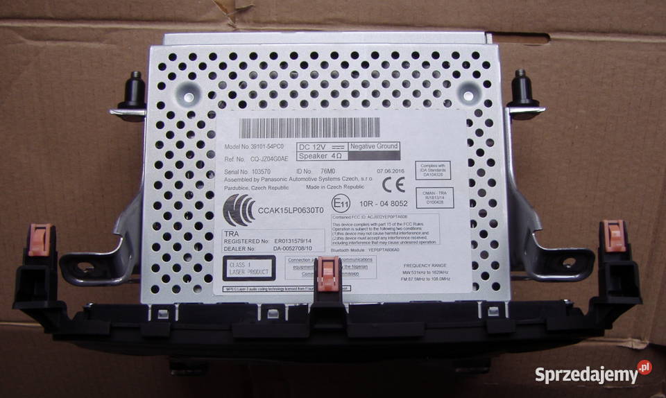 SUZUKI VITARA RADIO CD 3910154PC0 wyposażenie elektryczne śląskie Katowice sprzedam