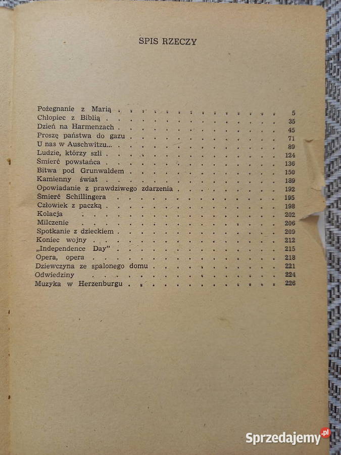 Wybór opowiadań Tadeusz Borowski miękka Kultura i Rozrywka Małkinia Górna