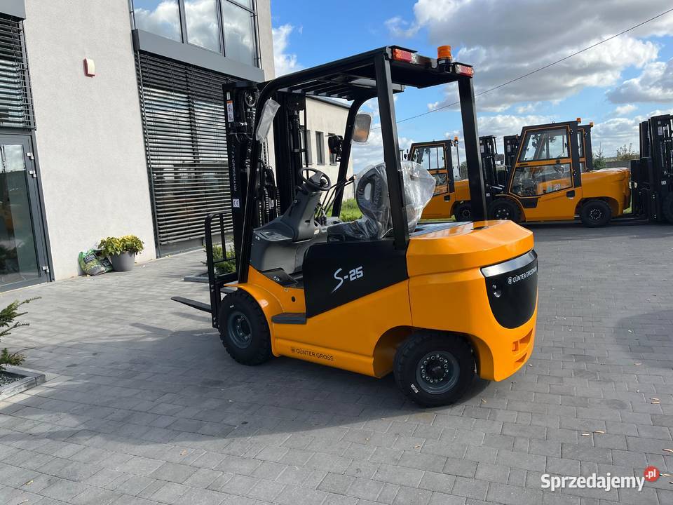 25T Elektryczny wózek widłowy 48m Gunter elektryczny Łódź