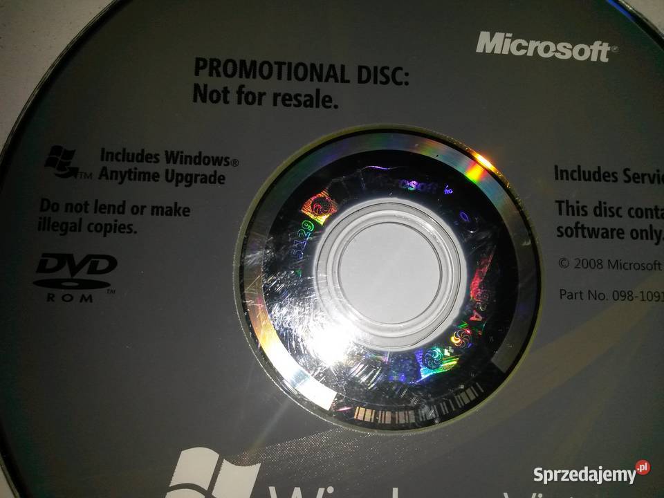 Windows Vista Ultimate z dodatkiem Service Pack Poznań sprzedam