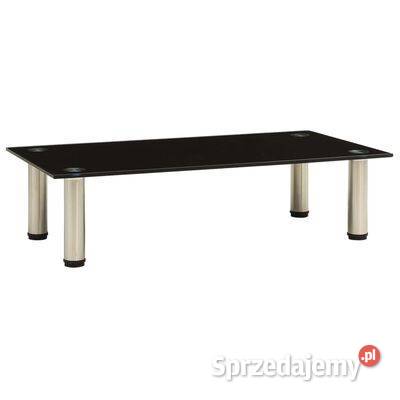 vidaXL Stojak pod TV czarny 60x35x17 szkło Warszawa