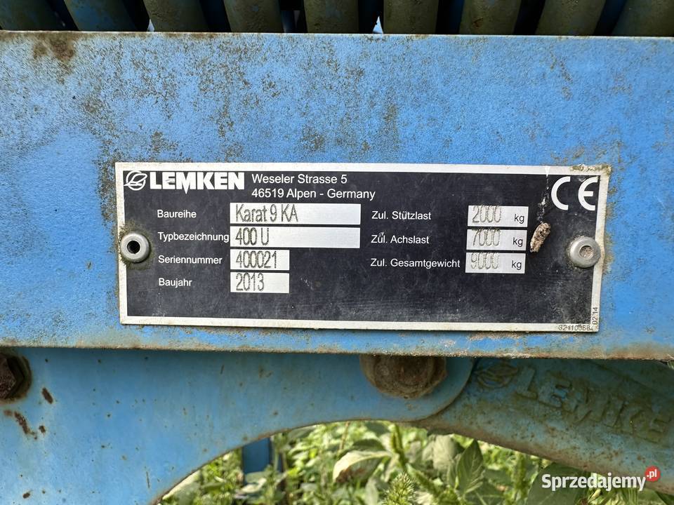 Agregat bezorkowy Lemken Karat 9 400 KUA Pobiedziska