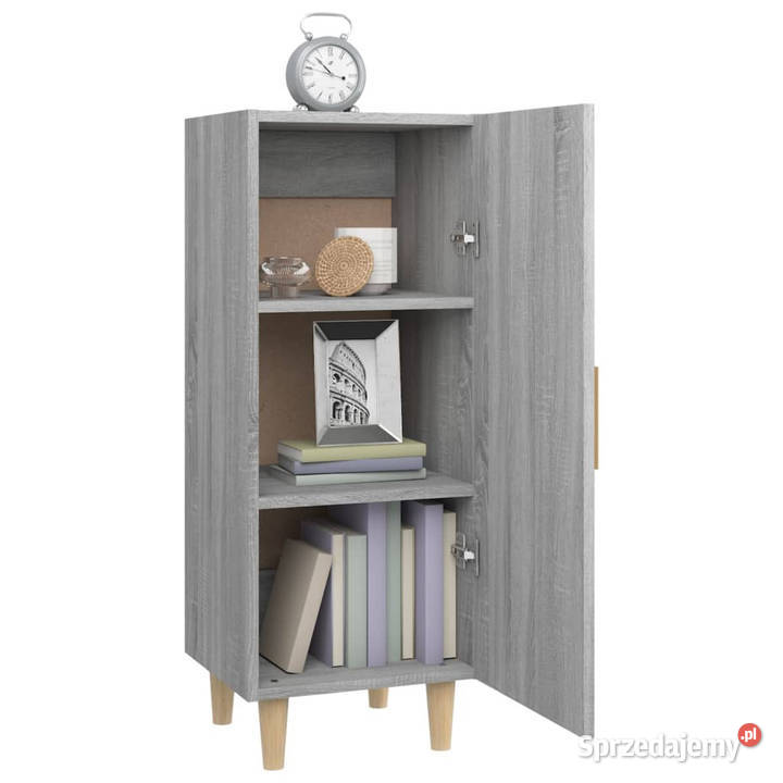 Szafka szary dąb sonoma 345x34x90 materiał