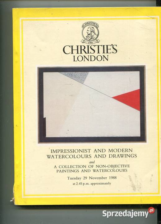 Christies London Impressionist and Modern Rok wydania 1988 Szczecin