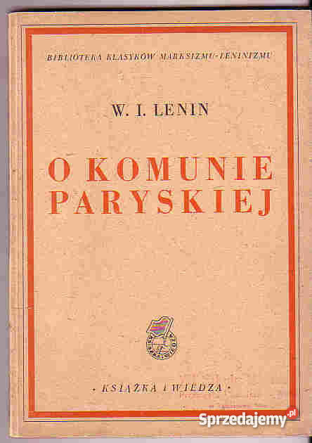 3968 O KOMUNIE PARYSKIEJ WI LENIN Książki i Podręczniki