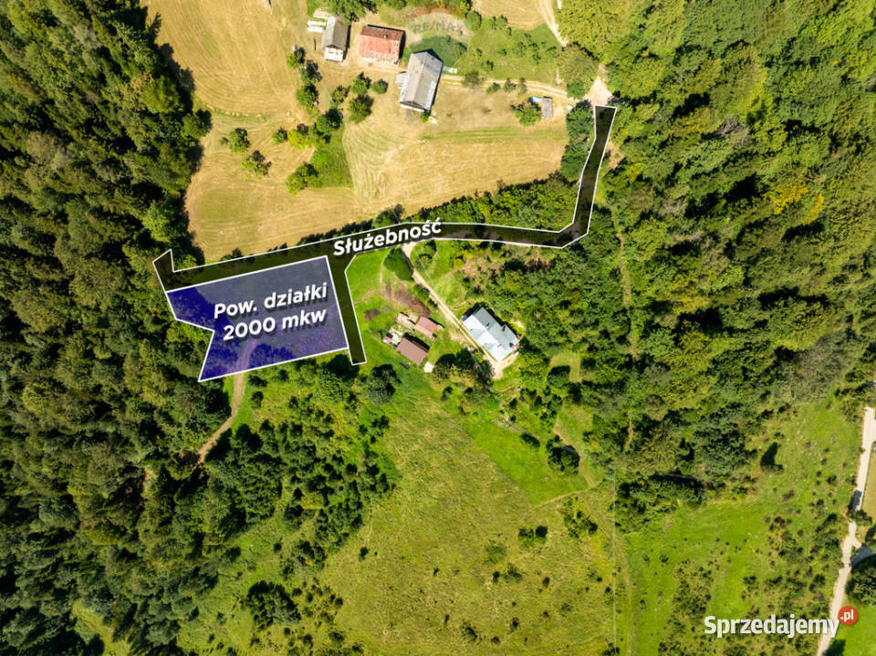 Działka budowlana Krościenko Dunajcem małopolskie Krościenko nad Dunajcem