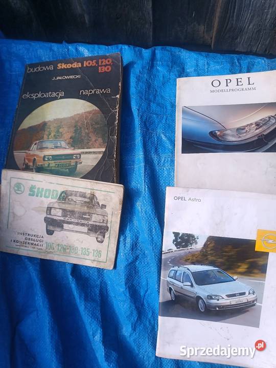 Stare prospekty książki VW Opel Fiat Skoda Gliwice