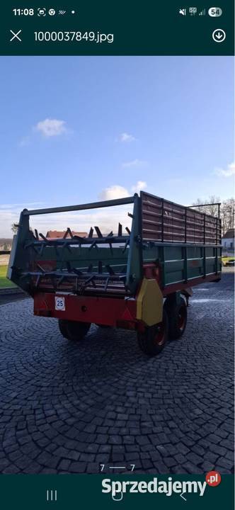 Rozrzutnik 6 ton tandem Nawożenie Kobylno