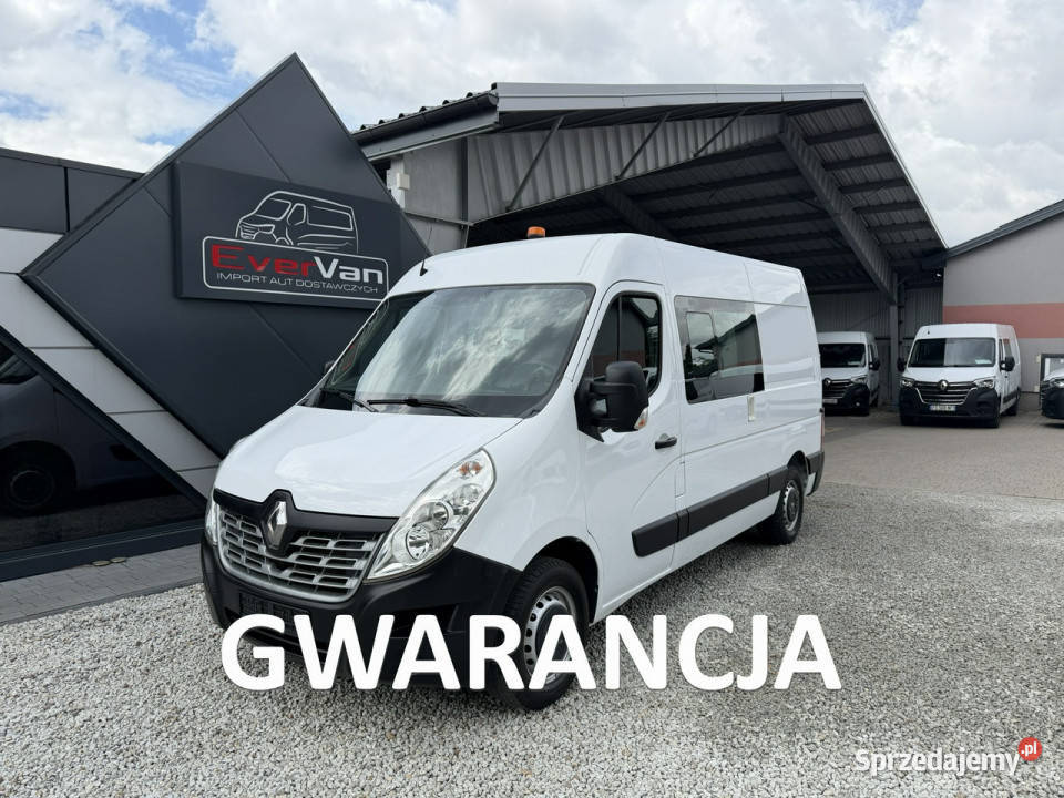Renault Master L2H2 średniak 6 osobowy biały