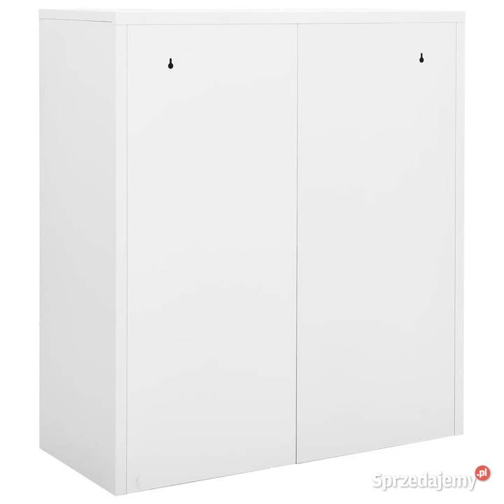 Szafka biurowa biała 90x40x102 stalowa WM336409 Warszawa