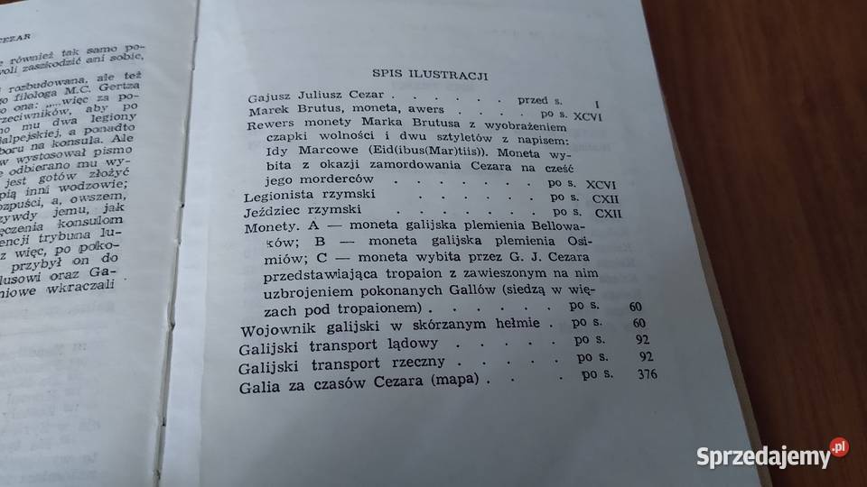 Wojna galijska Gajusz Juliusz Cezar Biblioteka historia, archeologia Gdańsk