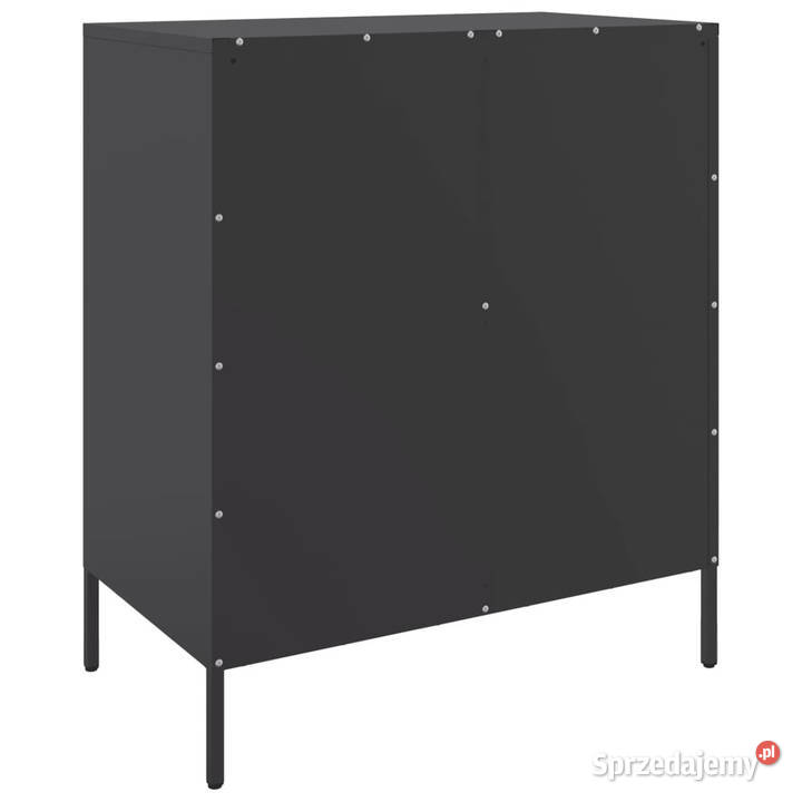 Szafka czarna 68x39x79 stal WM842952 Warszawa