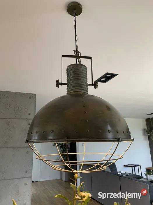 Duża loftowa metalowa lampa Pozostałe Ruda Śląska