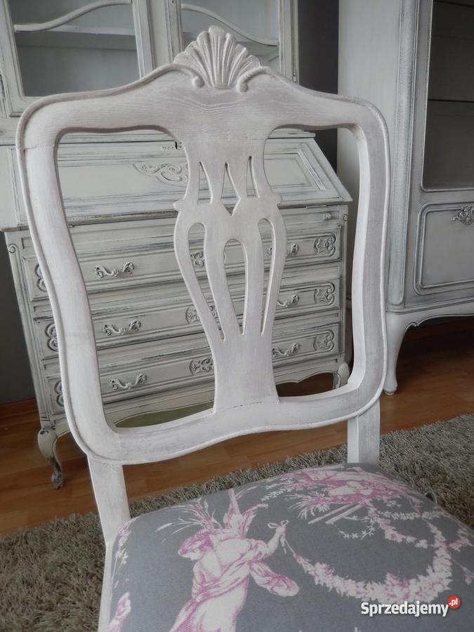 krzesło krzesła shabby chictoilescenki rodzajowe dolnośląskie Lubin