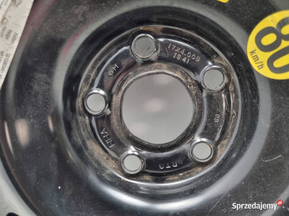 KOŁO DOJAZDOWE Opel Insignia A 12570 R17 5x120 Chełm