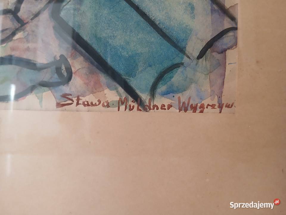 Stary obraz portret polski Melpomena Warszawa sprzedam