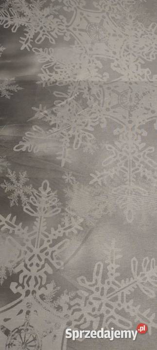 Roleta ścianka przesuwna tkanina szara 245 x 60 Gietrzwałd