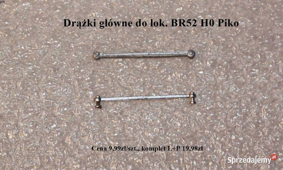 Drążki główne do lokomotywy BR 52 Piko H0