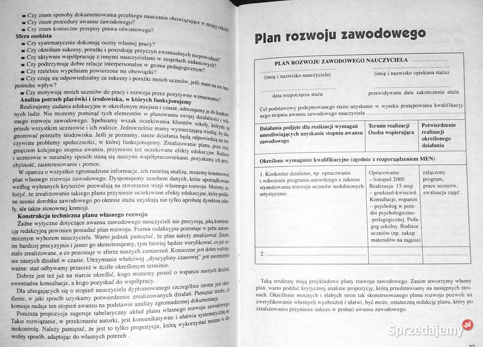 Awans zawodowy nauczycieli Poradnik Krystyna Chełm