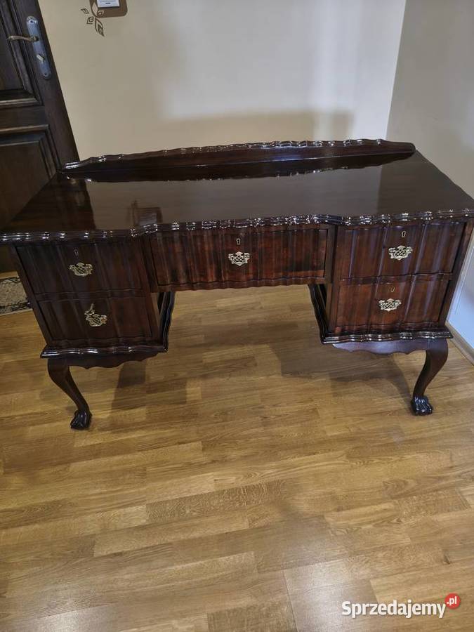 Kultowe piękne biurko w stylu hipendille 82cm mazowieckie sprzedam
