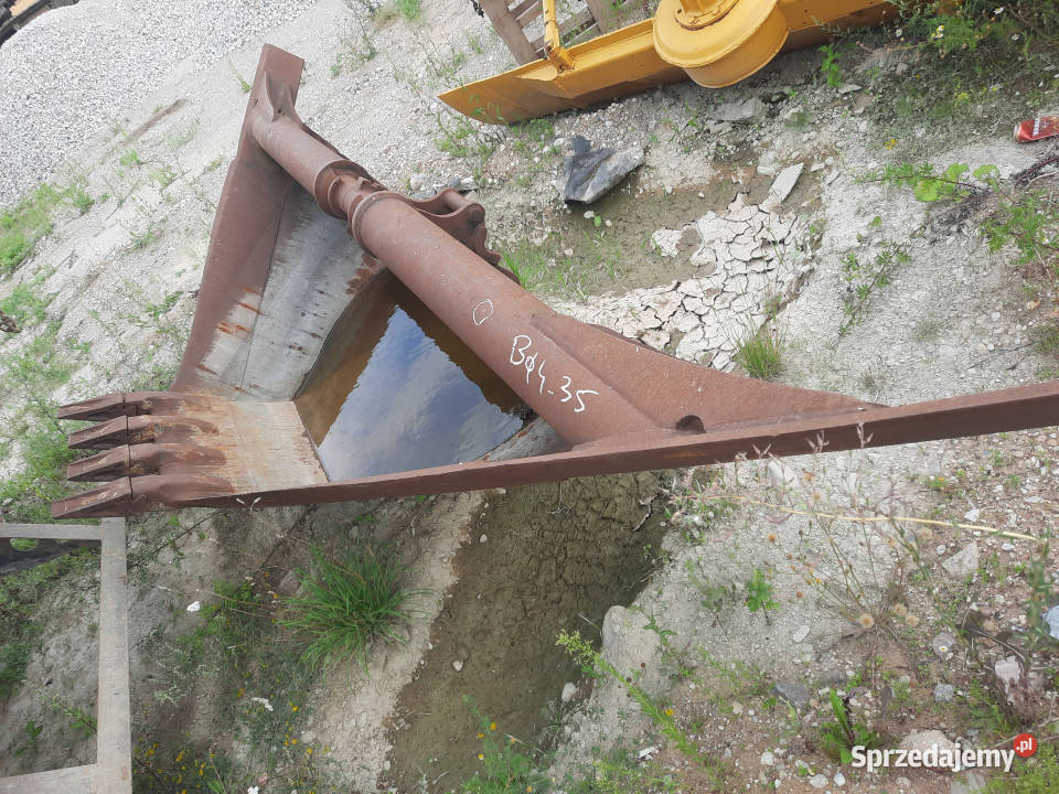 DUŻA Łyżka trapezowa do rowu rowów rzek LEBHERR Augustów