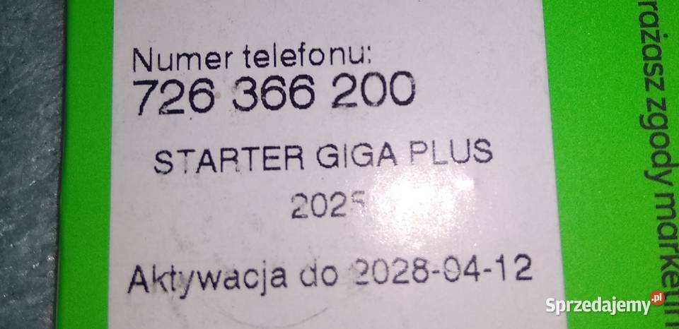 Złoty prosty ciekawy fajny numer telefonu nowy warmińsko-mazurskie Olsztyn