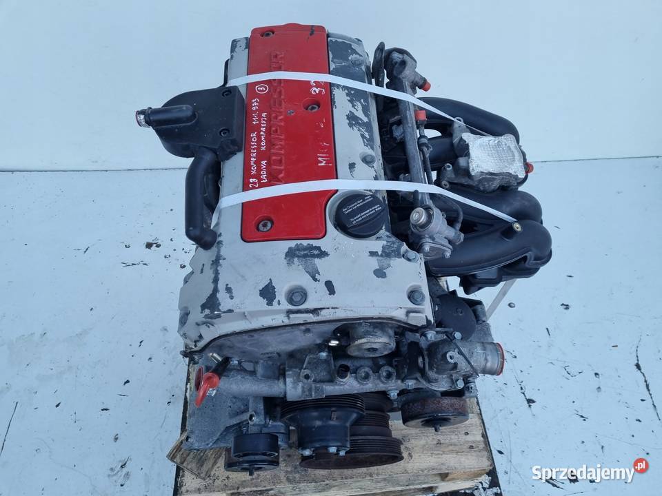 SILNIK KOMPLET Mercedes SLK R170 23 KOMPRESSOR