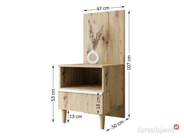 Łóżko sypialniane Lux ze stolikami bez Zabrze