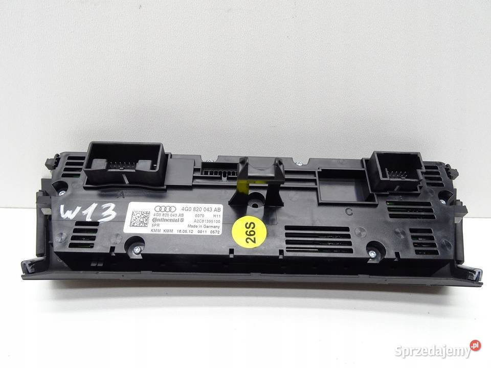 PANEL STEROWANIA NAWIEWU KLIMATYZACJI AUDI A6 C7 osobowe małopolskie
