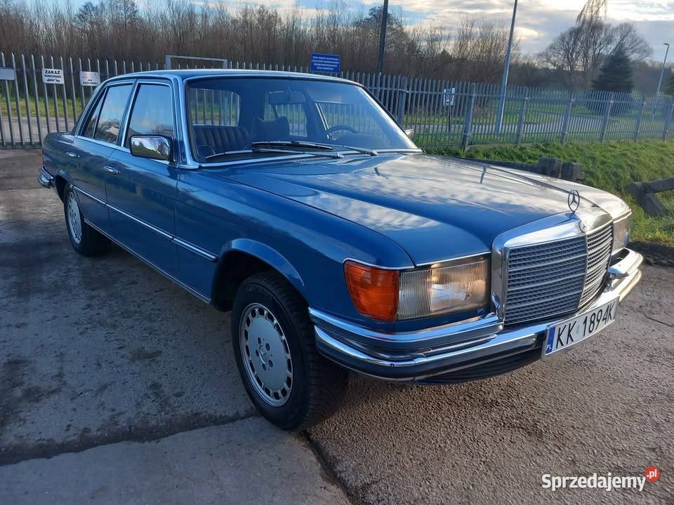 Mercedes w116 280 SE 1975 do jazdy Opłacony Rok produkcji 1975 Kraków