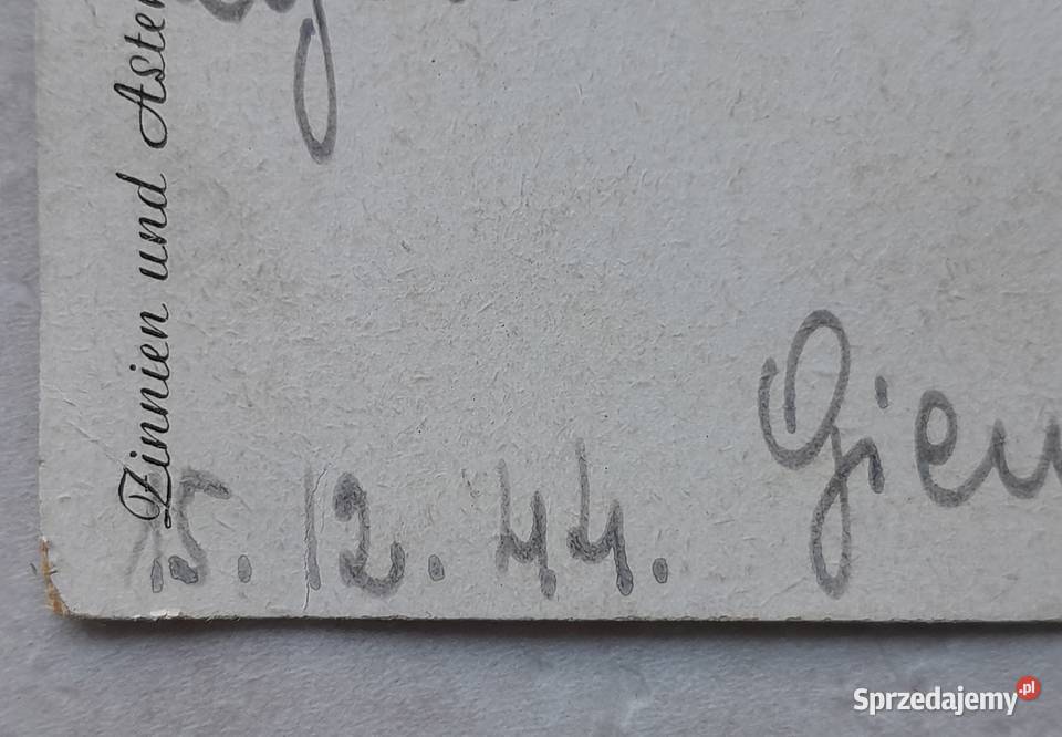 Trzy stare kartki pocztowe II wojna z okupacji w Dąbrowa Górnicza