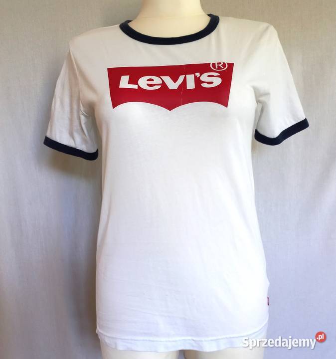 Tshrit biały r SM kolor Levis bawełna 100 Unisex Białystok
