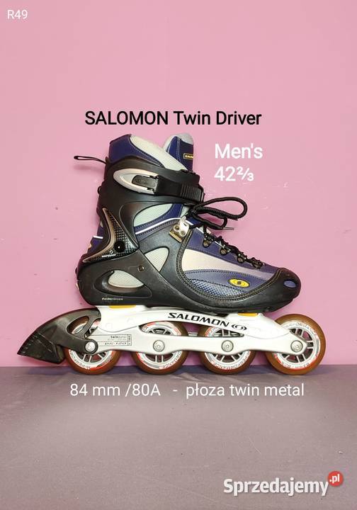 Męskie rolki Salomon Twin Driver rozmiar 42 mens Skating Jasień
