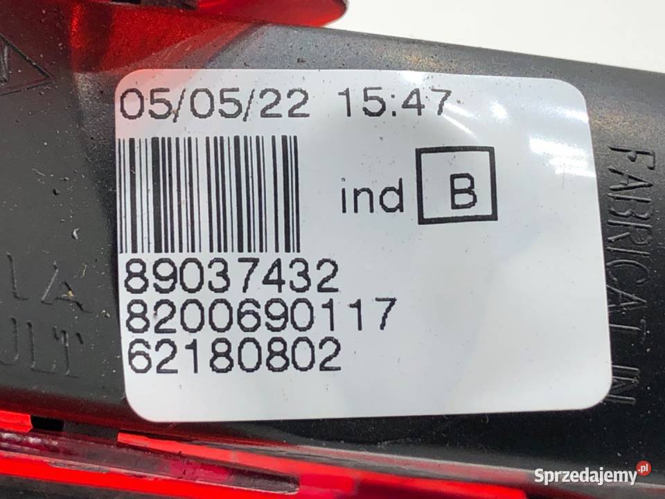 LAMPA STOP RENAULT EXPRESS 8200690117 Minivan