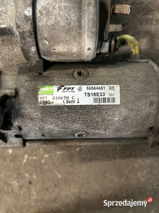 Rozrusznik Opel astra h 13 cdti 55564491 małopolskie Kęty
