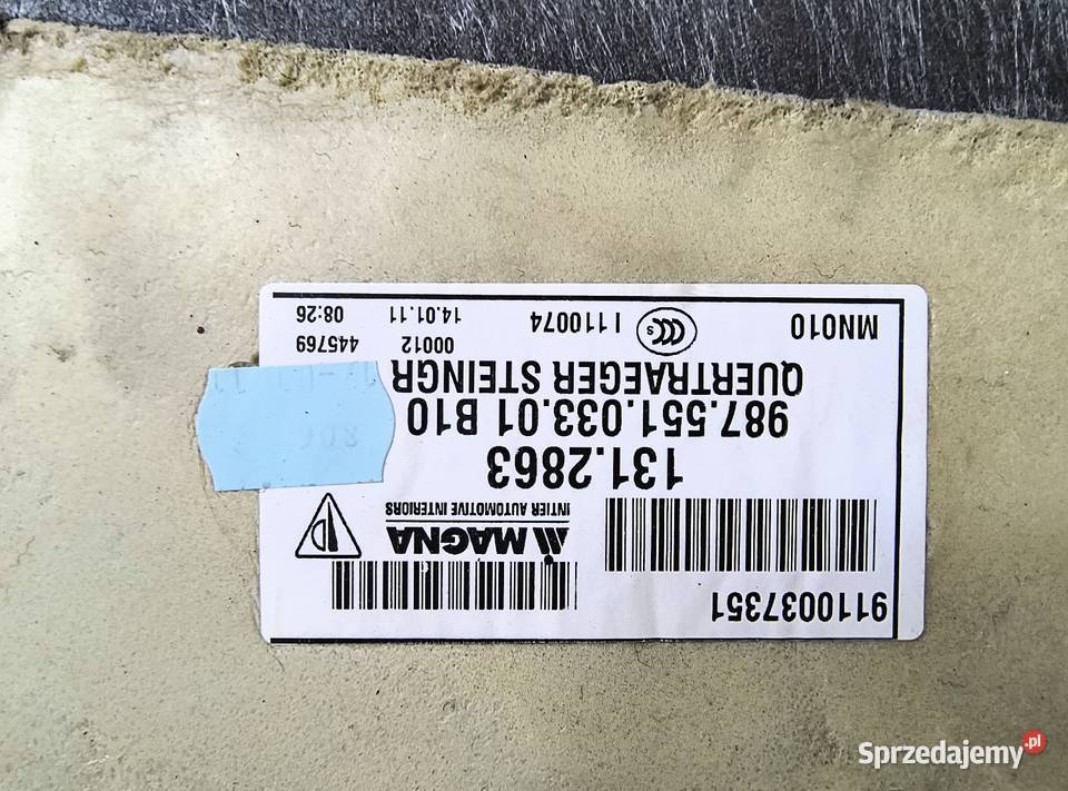 Tapicerka fotele tunel Porsche Boxter 987 lift Kakonin