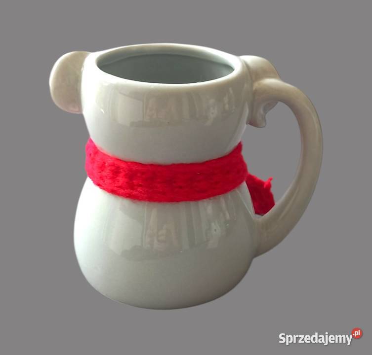 AVON Kubek ceramiczny szary myszka w czerwonym Chrzanów