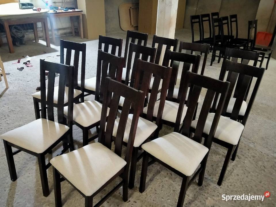 Krzesła bukowe nowe Działyń
